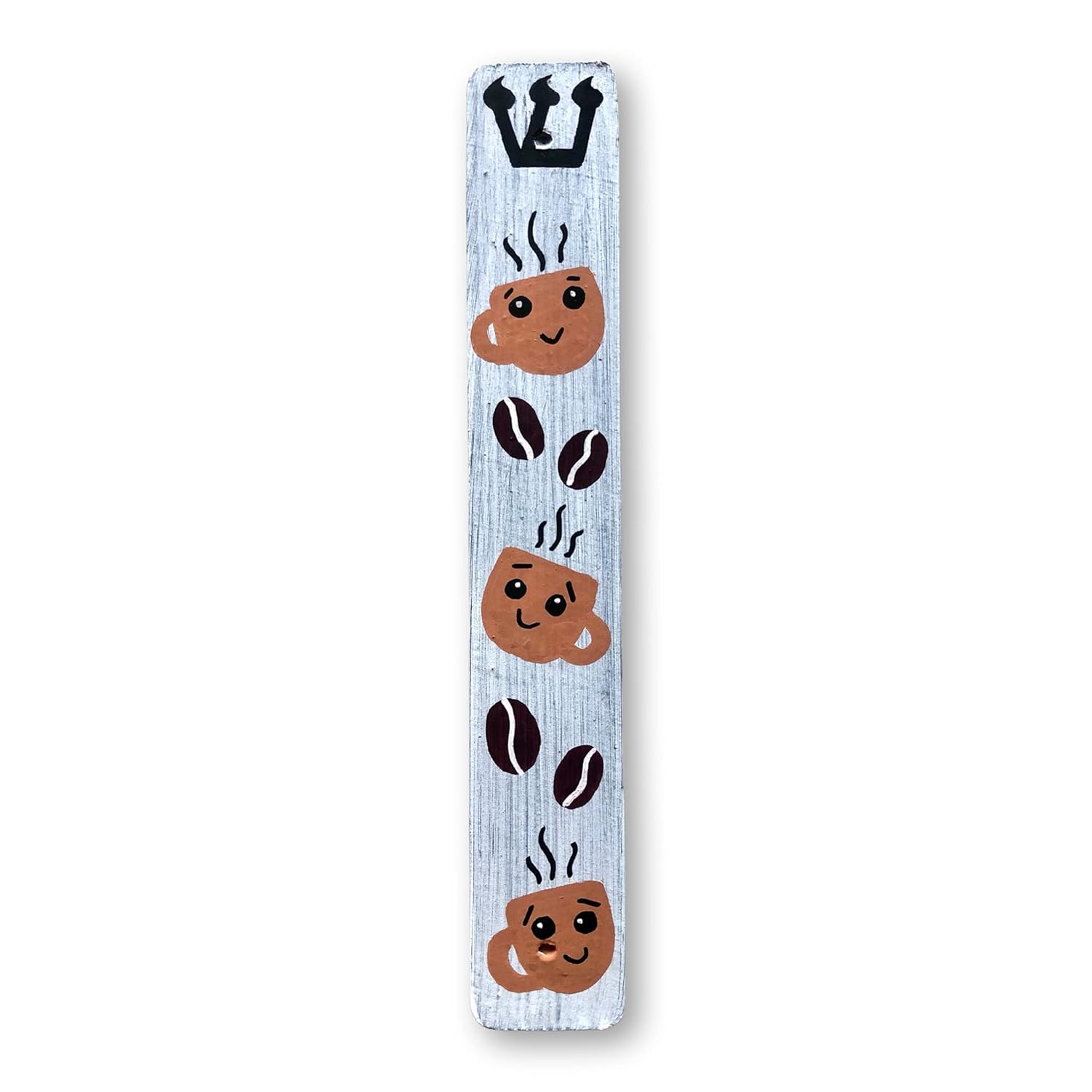 Coffee Mezuzah Fun Scroll Case for Housewarming