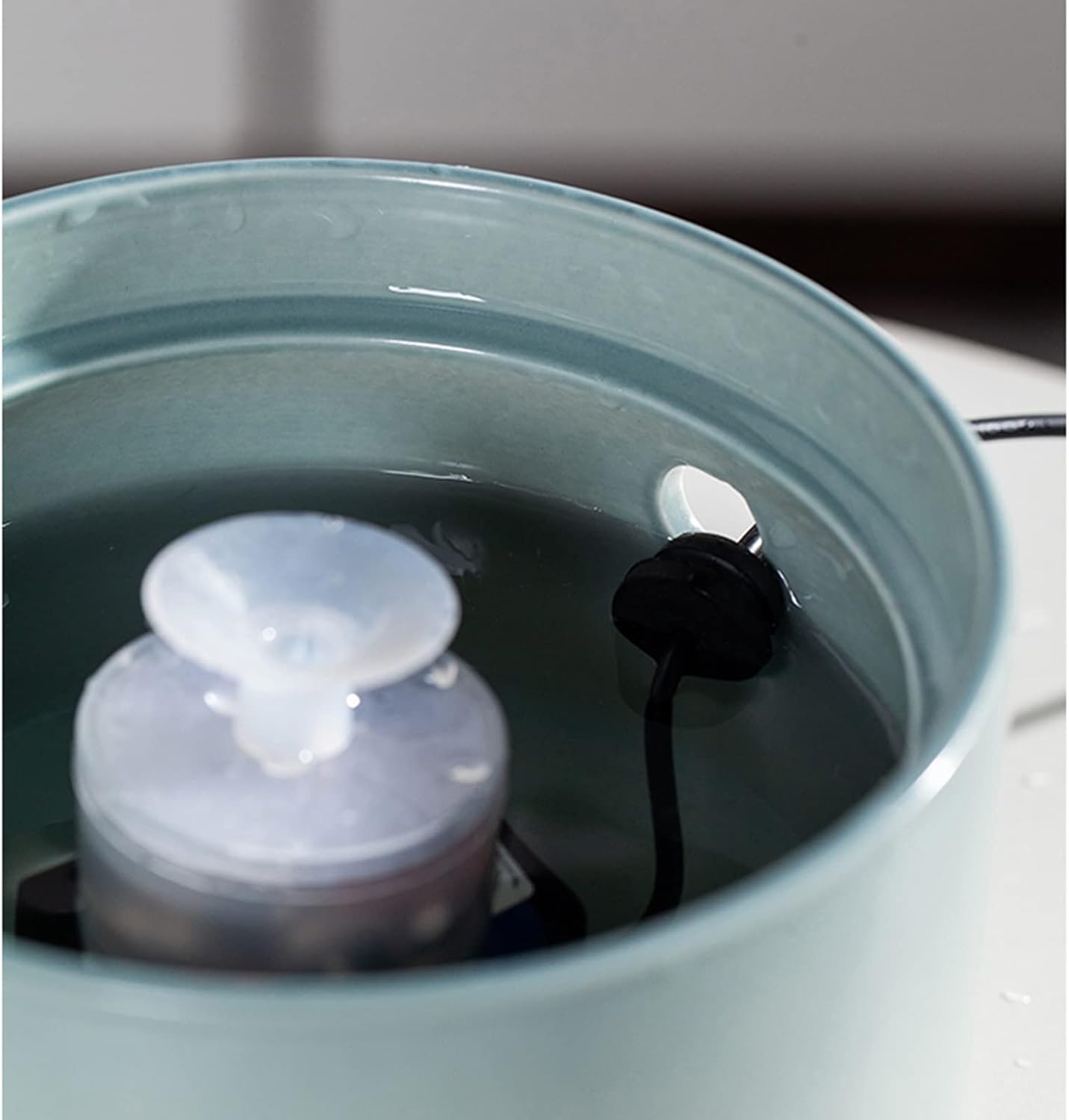 Cute Mini Ceramic Tabletop Water Fountain for Home Office Decor