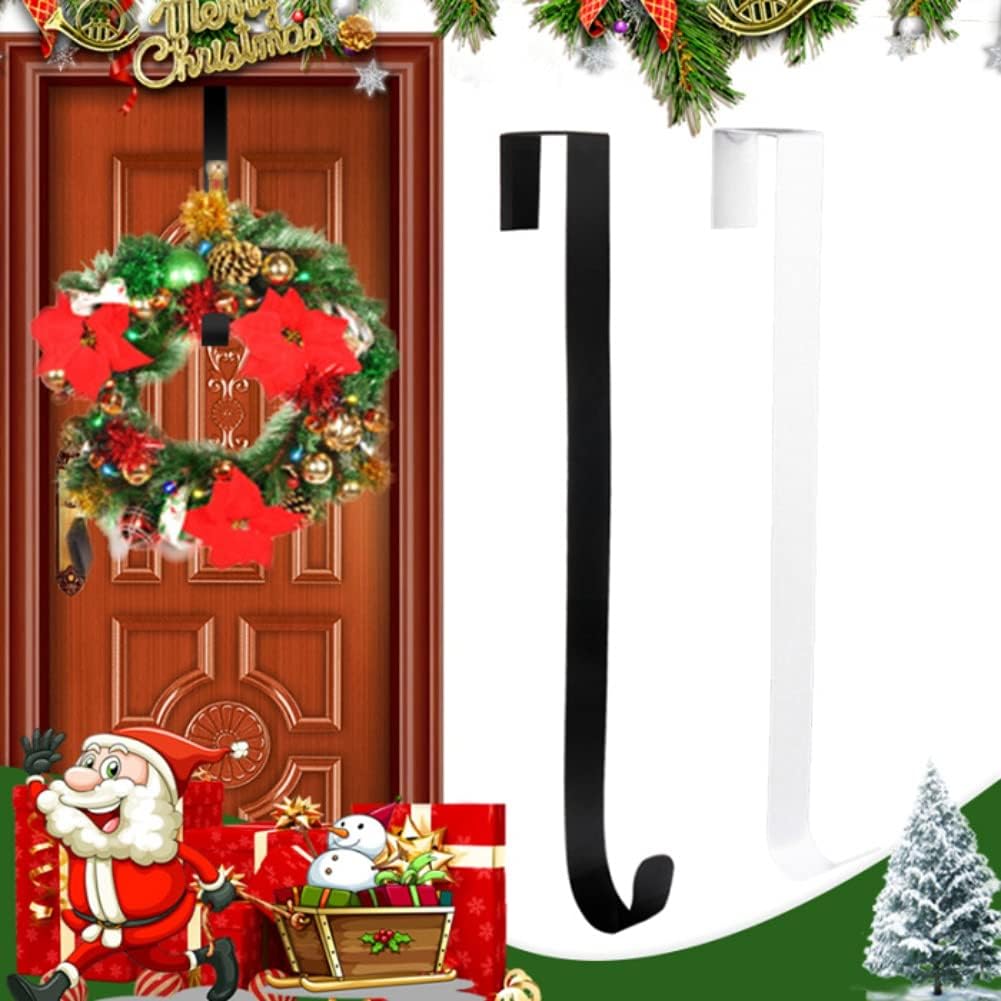 Slim Wreath Hanger for Front Door Christmas and Halloween Decorations