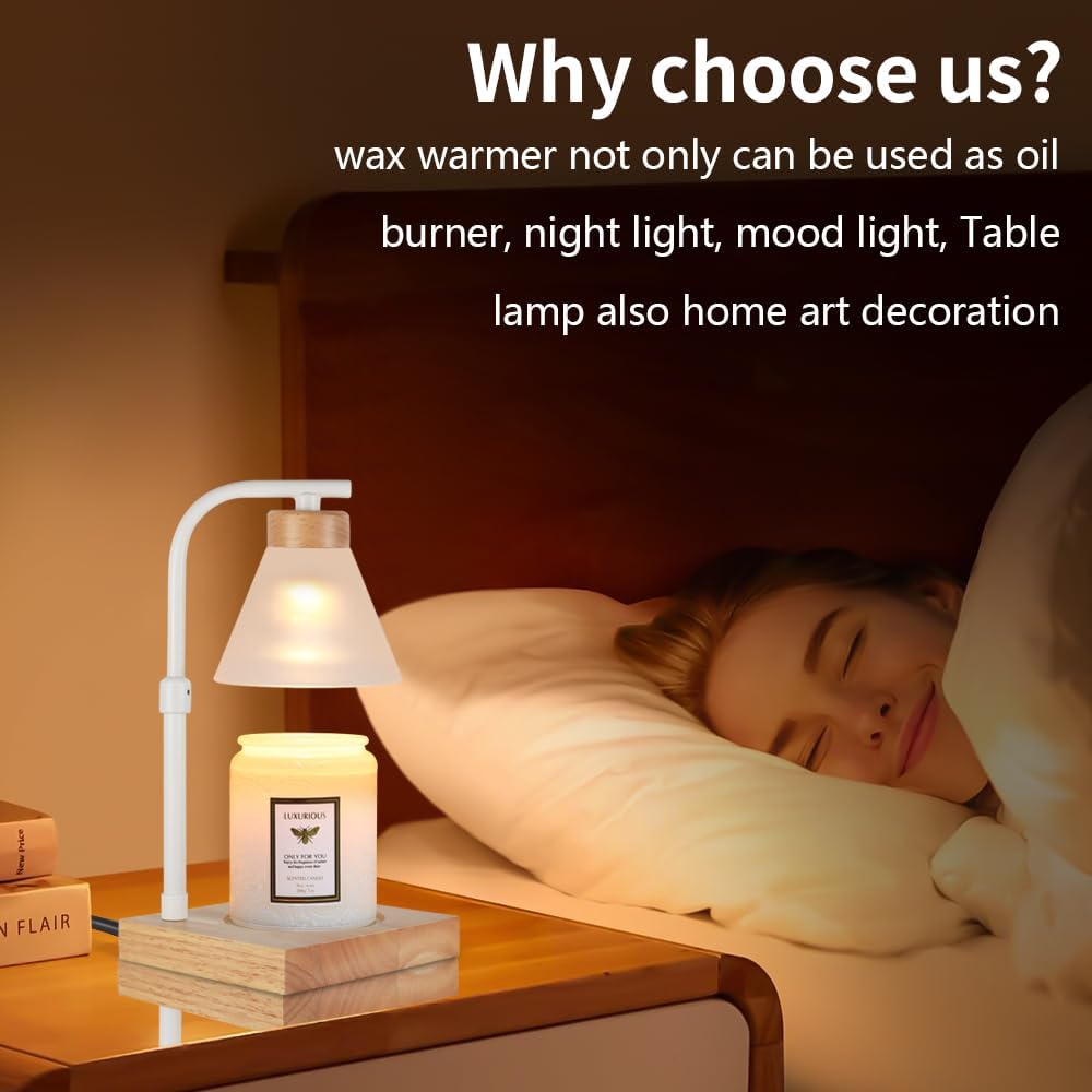 Dimmable Candle Warmer Lamp for Home Decor