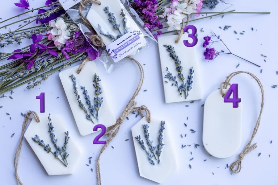 Lavender Soy Wax Sachets for Home and Car