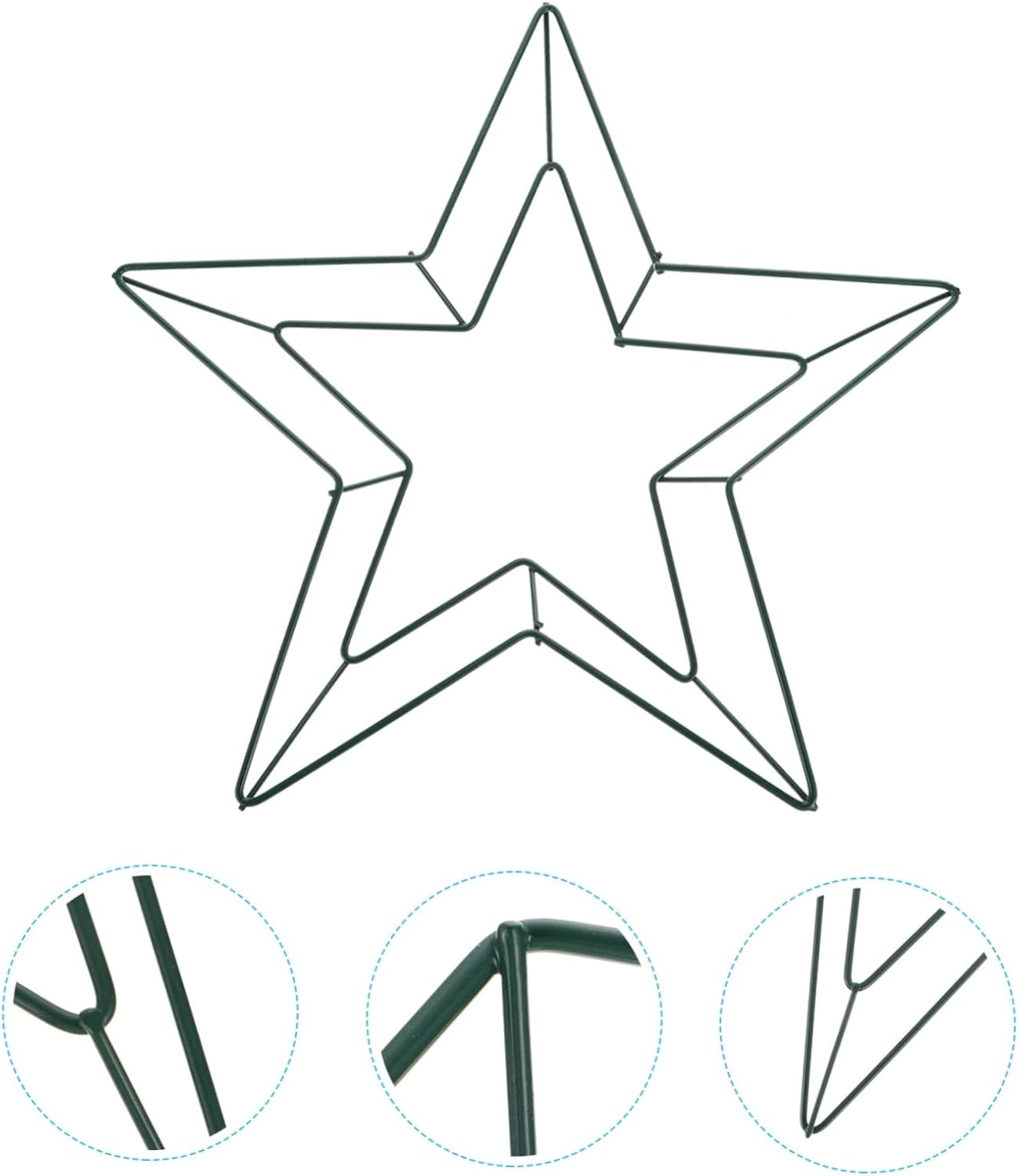 2pcs Floral Wreath Frame Metal Hangers for DIY Decor and Wall Art