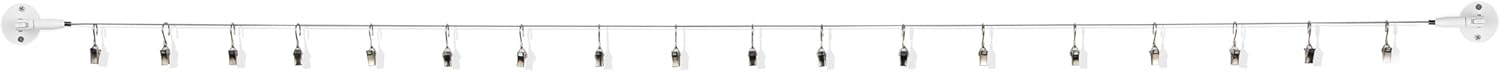 You Have Space TOTART Picture Hanging Kit with 18 Clips and Curtain Rod
