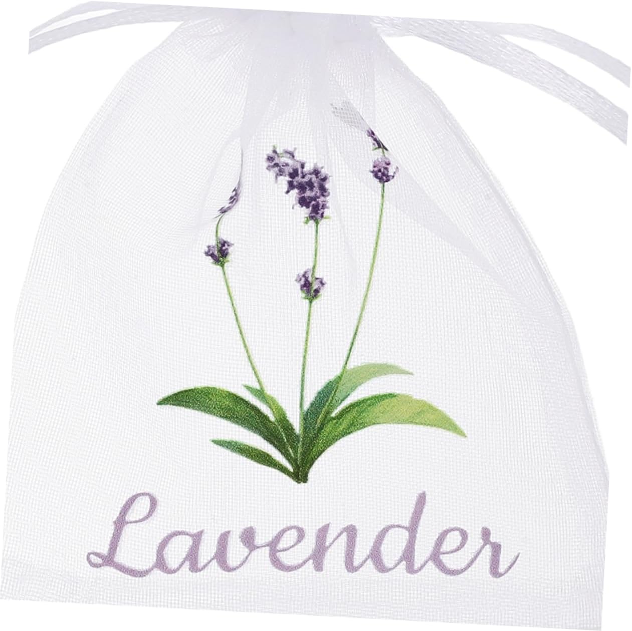 VOSAREA Lavender Dried Sachet Bags 50pcs Drawstring Pouches for Home Fragrance