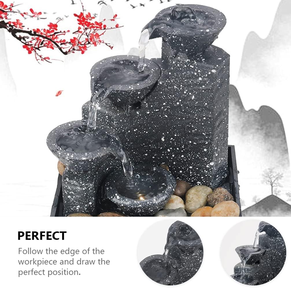 VAKUUM Multi Pot Water Fountain Tabletop Fountain Cave Waterfall Sculpture