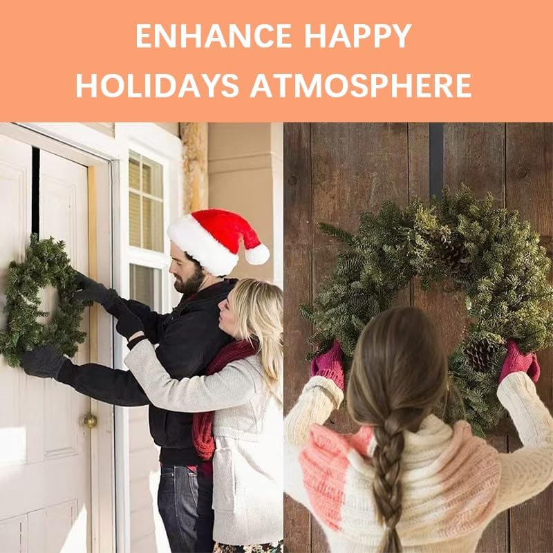 12 Inch Metal Wreath Hanger for Front Door
