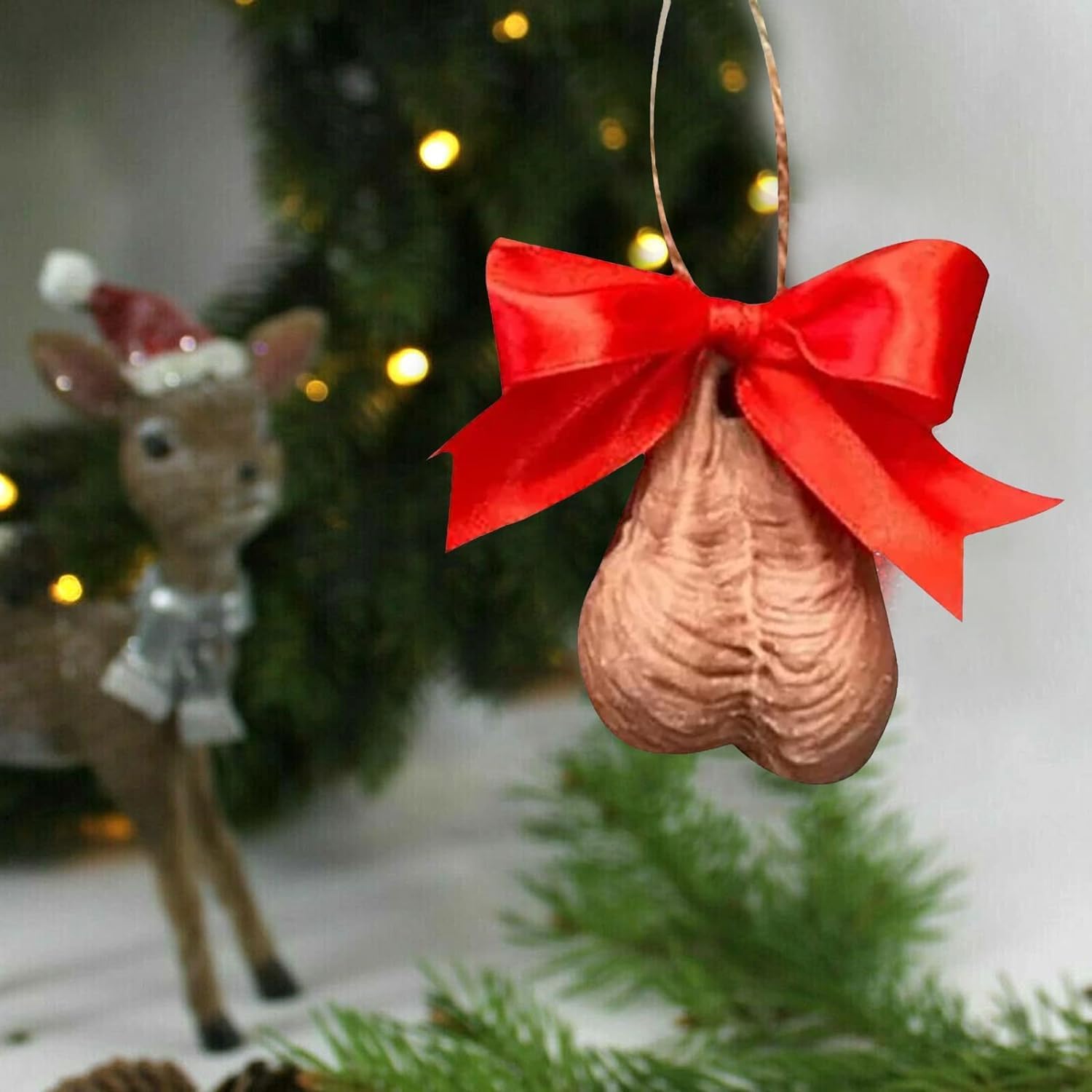 Funny 3D Christmas Ball Hanging Ornament