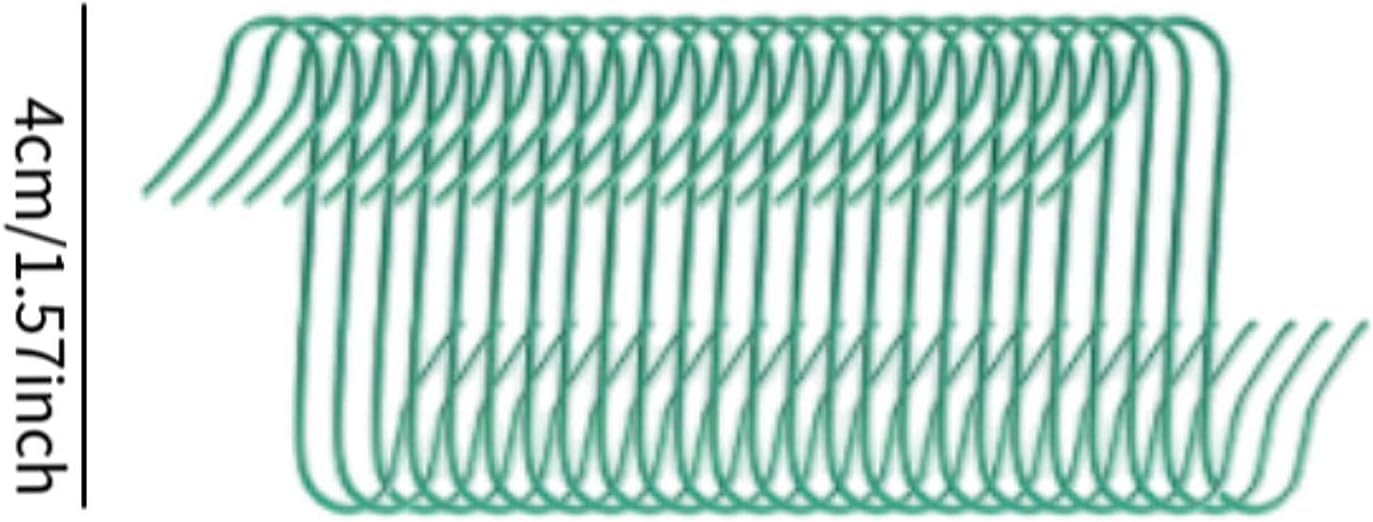 100pcs Christmas Hooks Green Wreath Hangers Tree Decorations