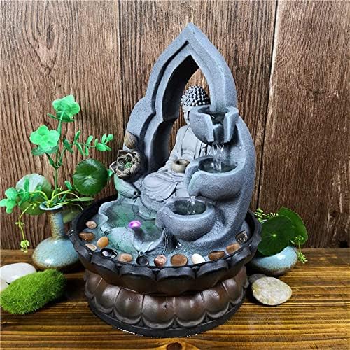 118 Inch Buddha Tabletop Fountain with LED Light