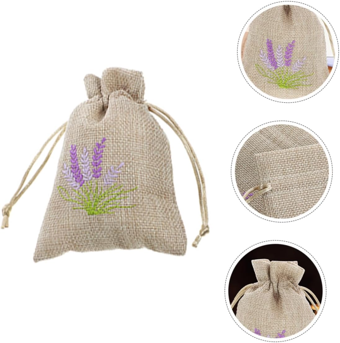 SOESFOUFU 5Pcs Lavender Sachet Bags for Fragrance Storage
