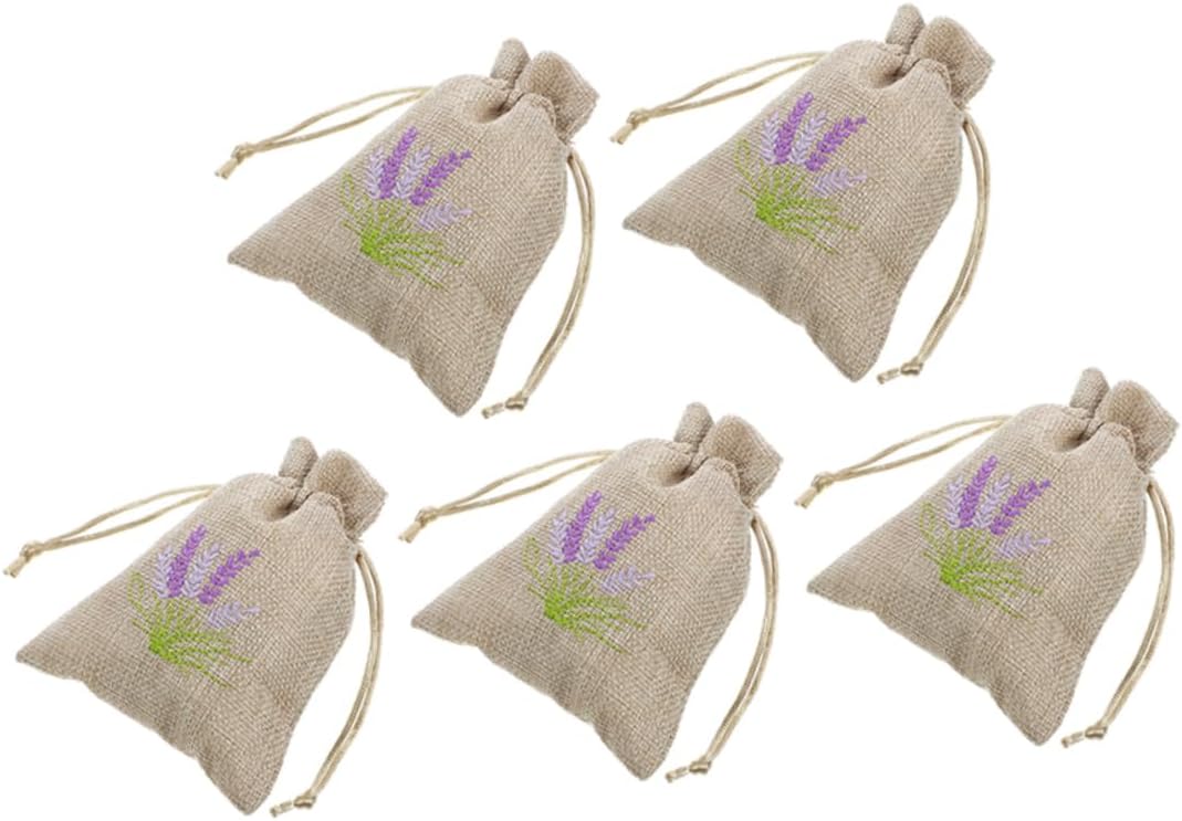 5pcs Empty Lavender Sachet Bags for Storage and Decor