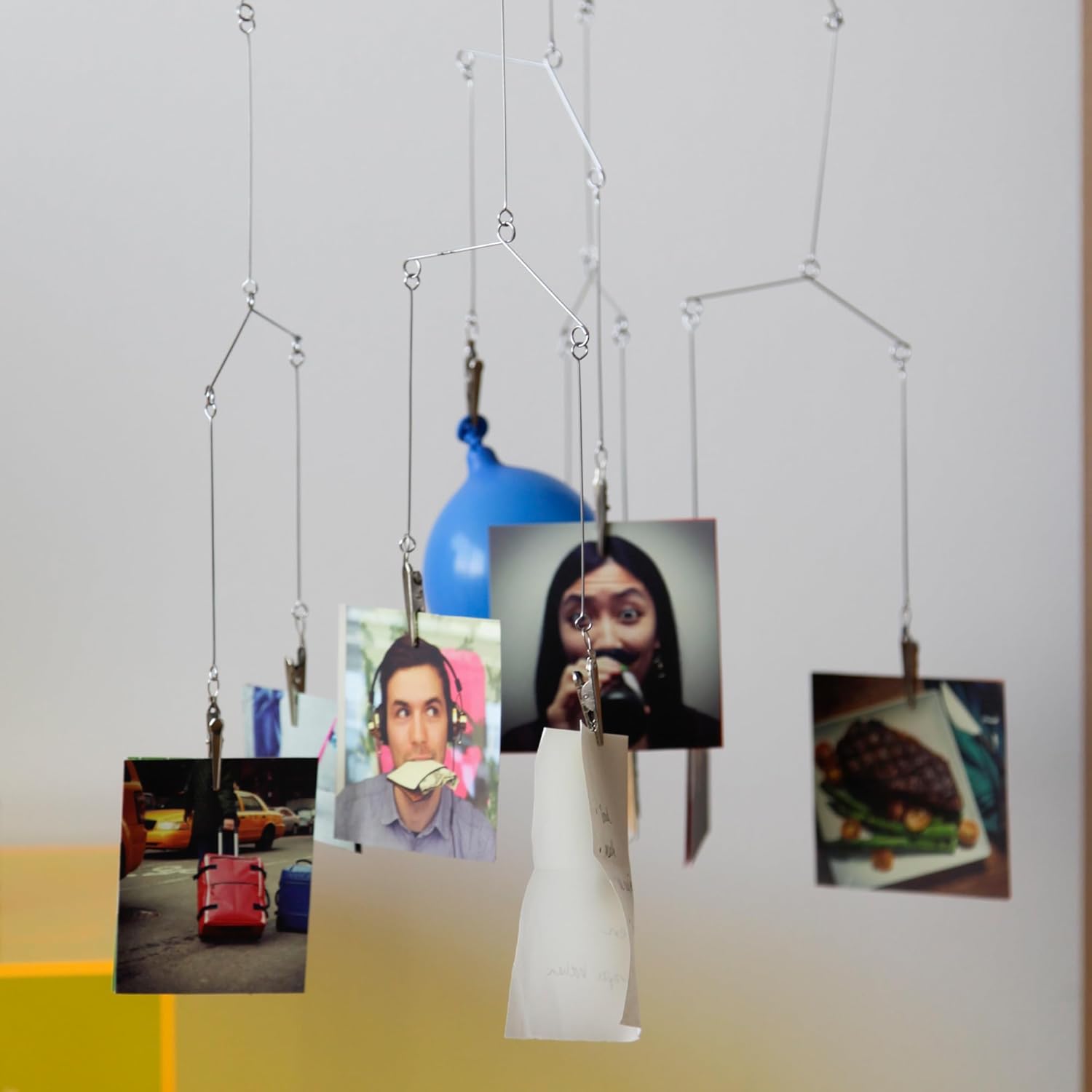 Kikkerland Hanging Photo Display - Minimalist Decor Customizable Gift