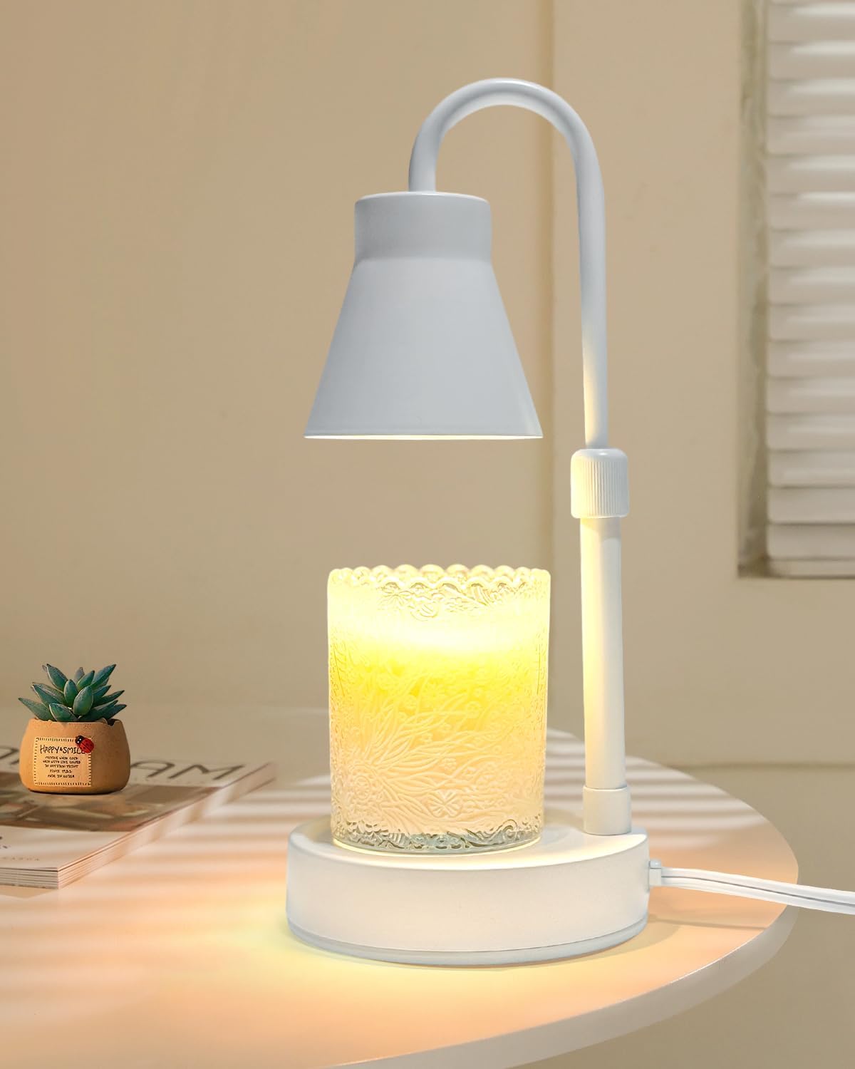 Elenhome Candle Warmer Lamp with Adjustable Height and Dimming