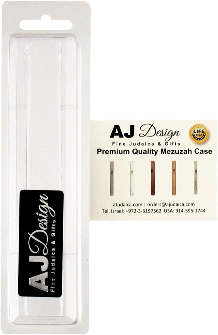 Peer Hastam Dark Gray Aluminum Classic Mezuzah Case