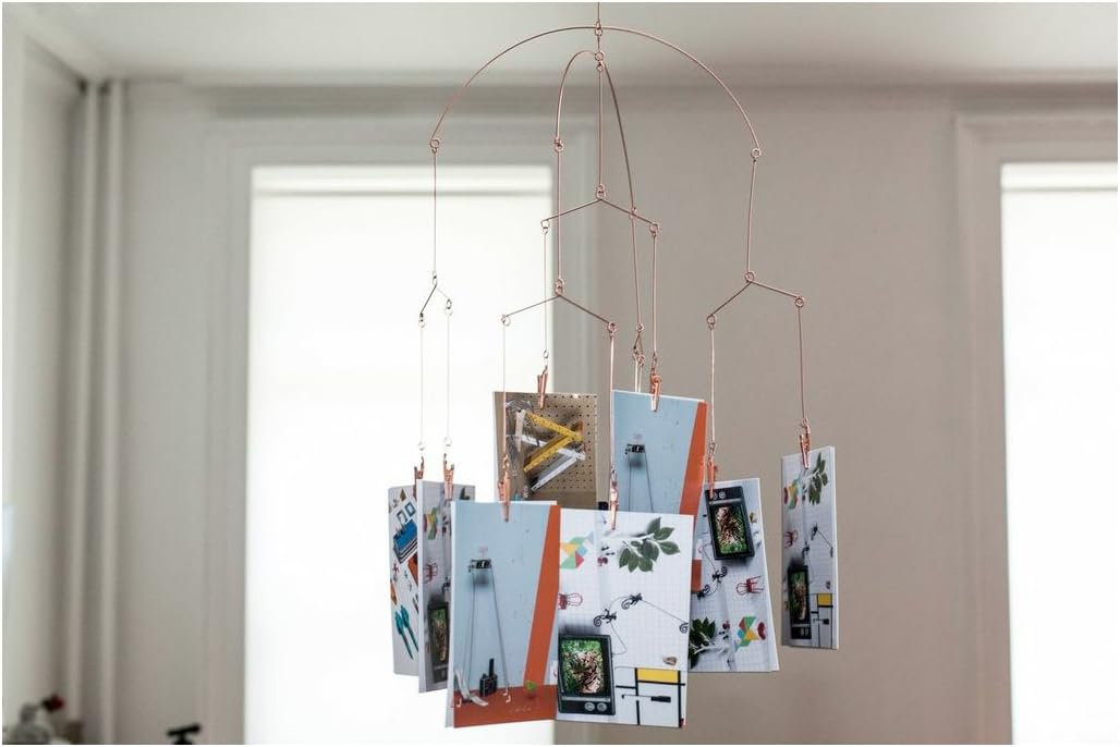 Kikkerland Mobile Photo Clip Fan Copper