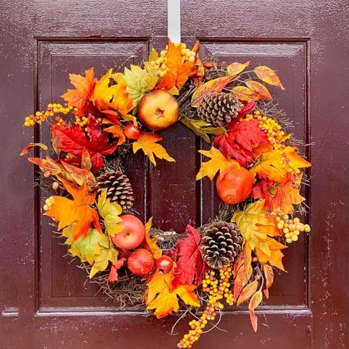 2 PCS Ultra Thin Wreath Hanger for Front Door