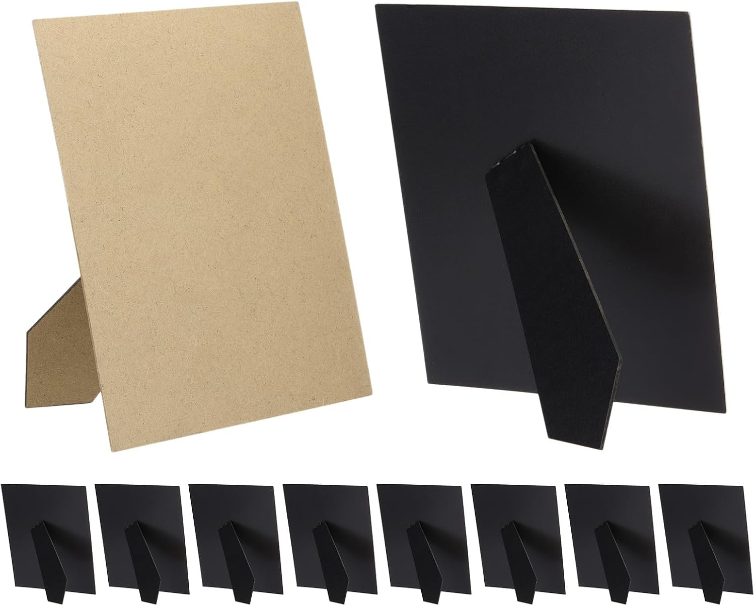 PATIKIL 10 Pack Easel Back for Picture Frame Black