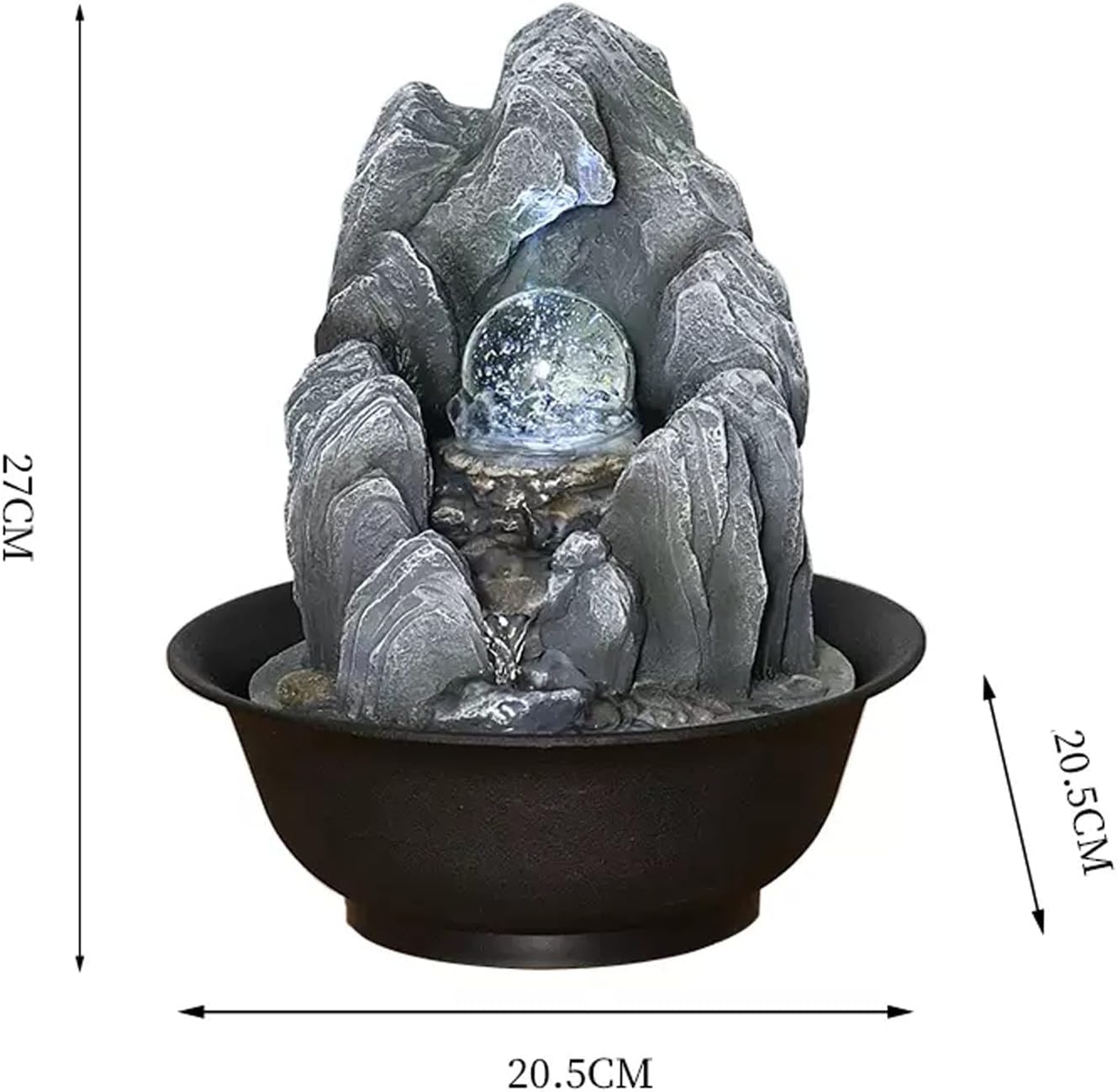 Elegant Water Fountain for Desk Table Office Home Relaxation
