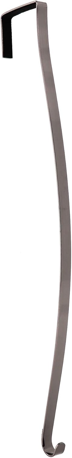 Haute Decor HighProfile Curved Wreath Hanger - Brushed Nickel