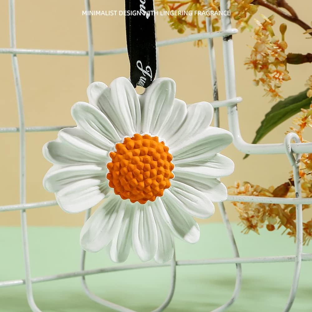 Byvute 3Pcs Hanging Flower Scented Sachets for Car Closet Drawer