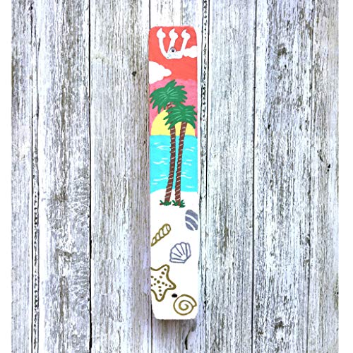 Tropical Mezuzah with Scroll Mount