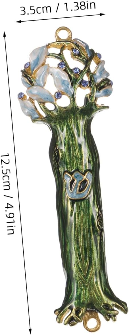 Retro Style Mezuzah Door Post Decor Metal