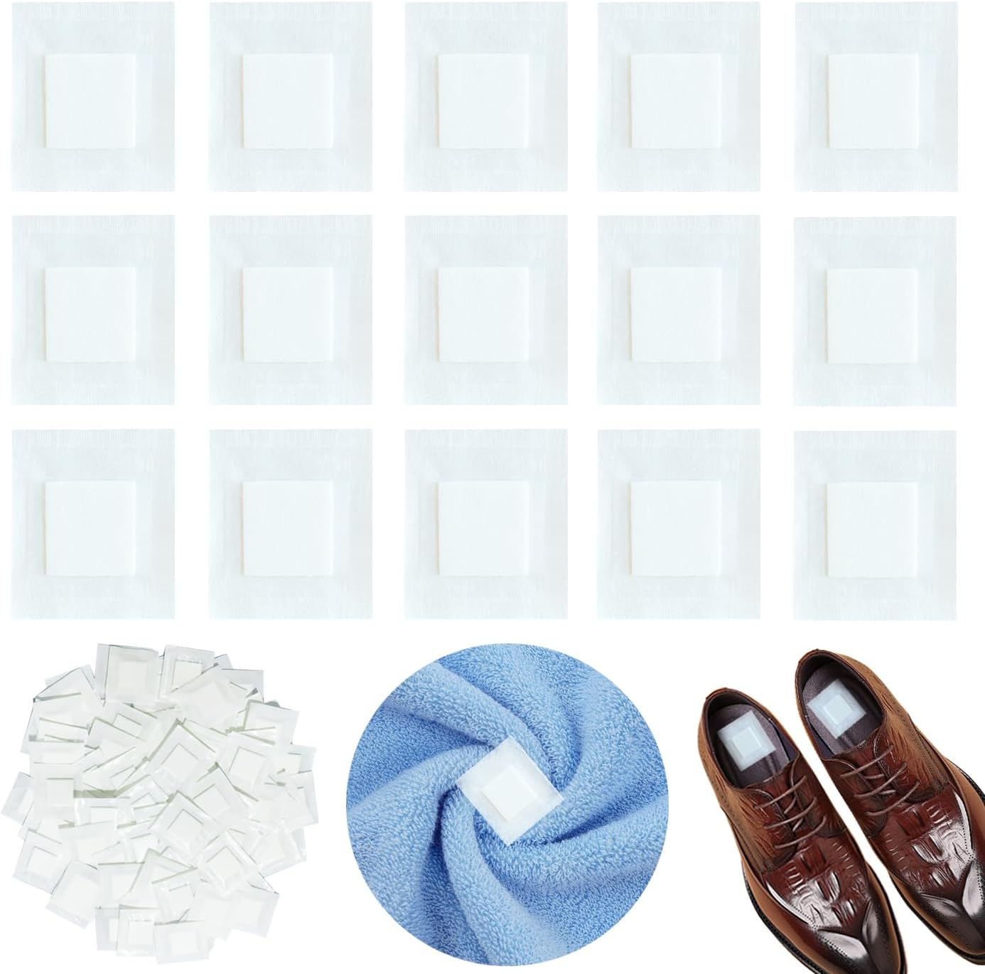 100 Packs Small Scented Sachets for Shoes and Bags