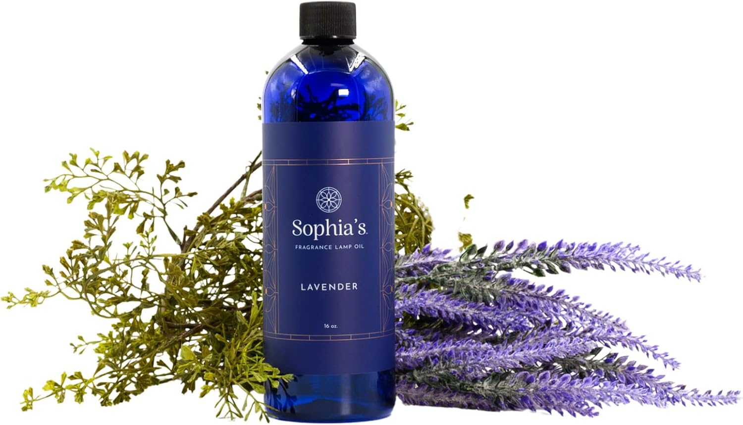 Sophias Lavender Scented Lamp Oil Refill 16 Fluid Ounces