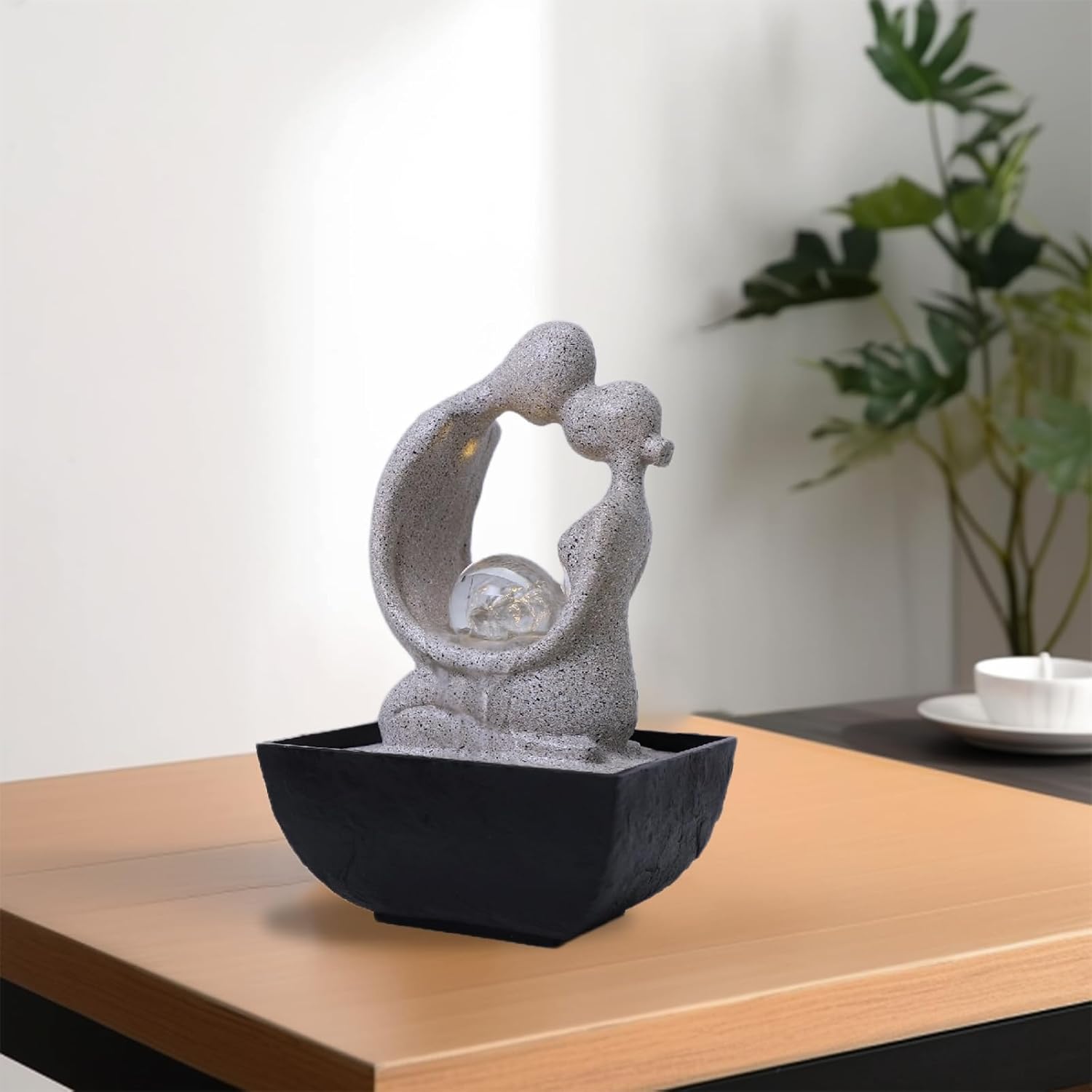 Ferrisland Indoor Tabletop Fountain with LED Lights
