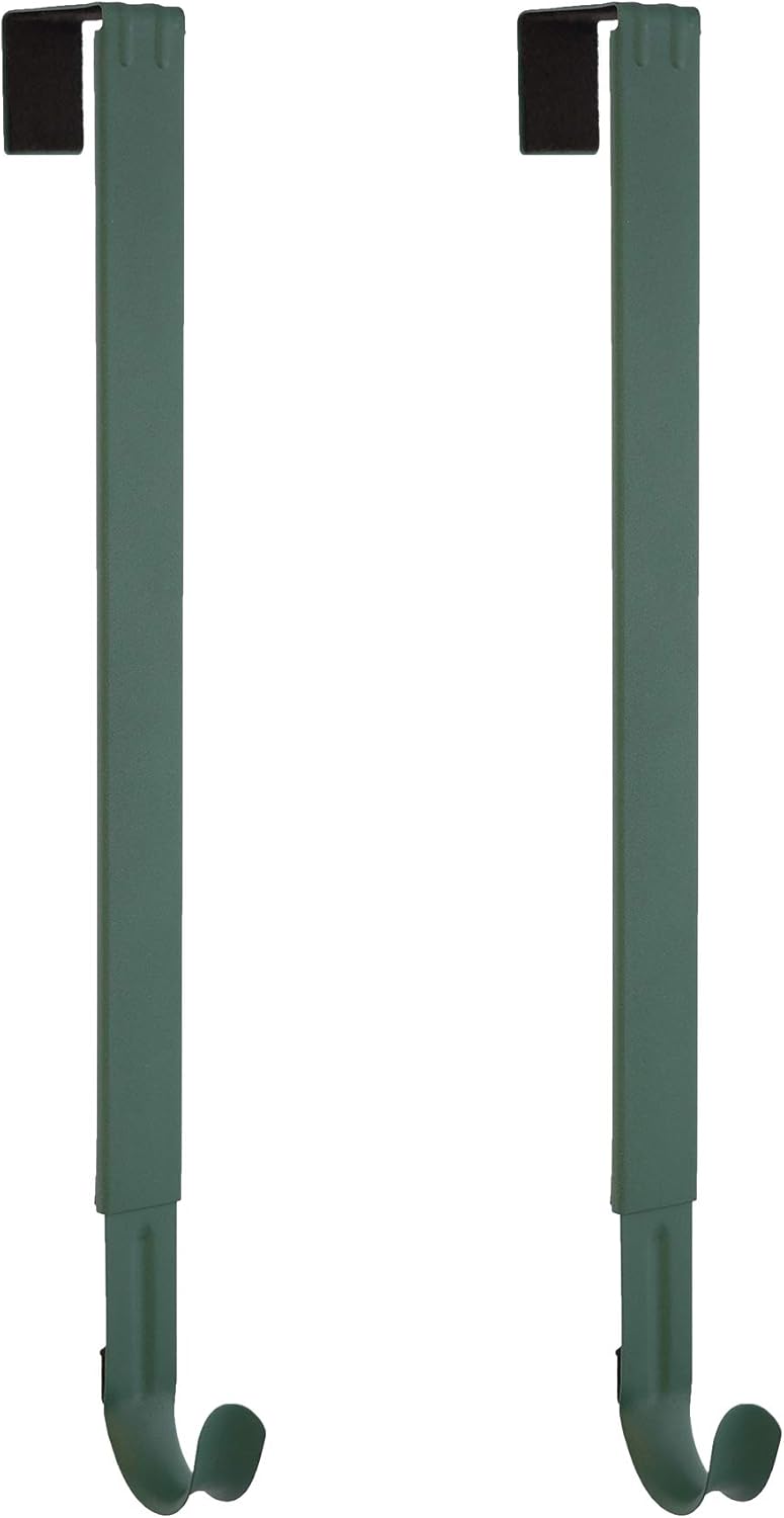 Haute Decor Adjustable Wreath Hanger - 2 Pack Green