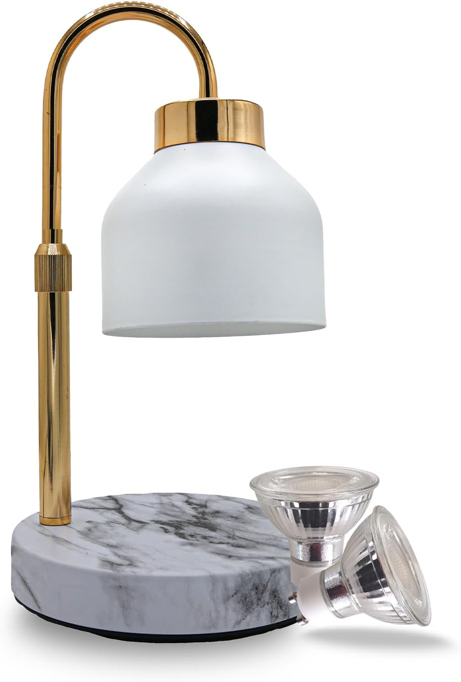 Adjustable Electric Candle Warmer Lamp with Timer - Safe Dimmable