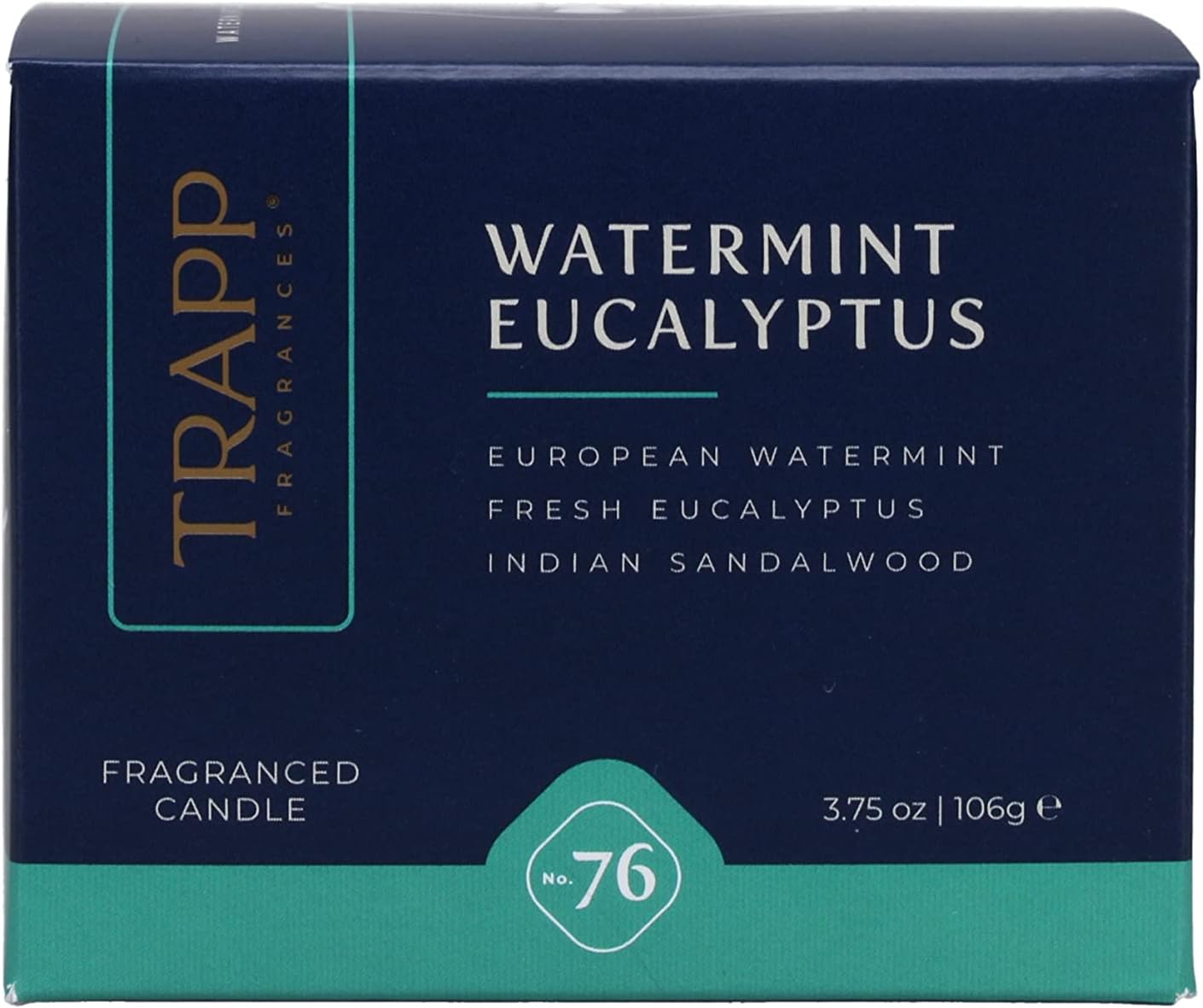 Trapp No 76 Watermint Eucalyptus Candle