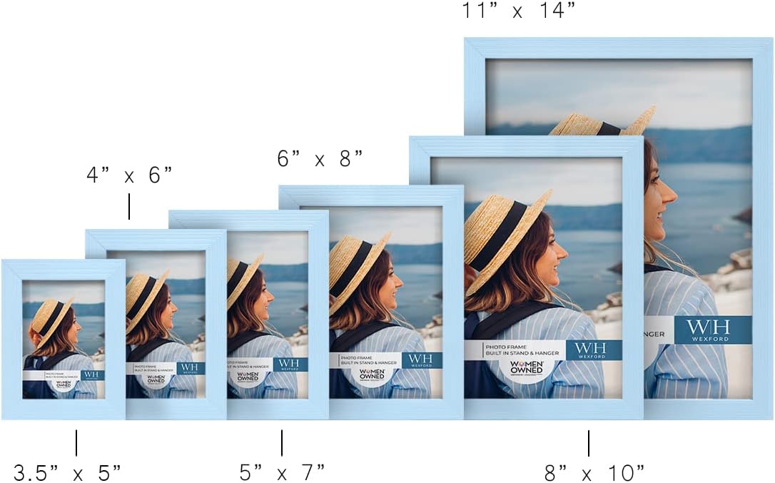 Renditions Gallery 6x8 Inch Picture Frame Modern Style Wood Pattern
