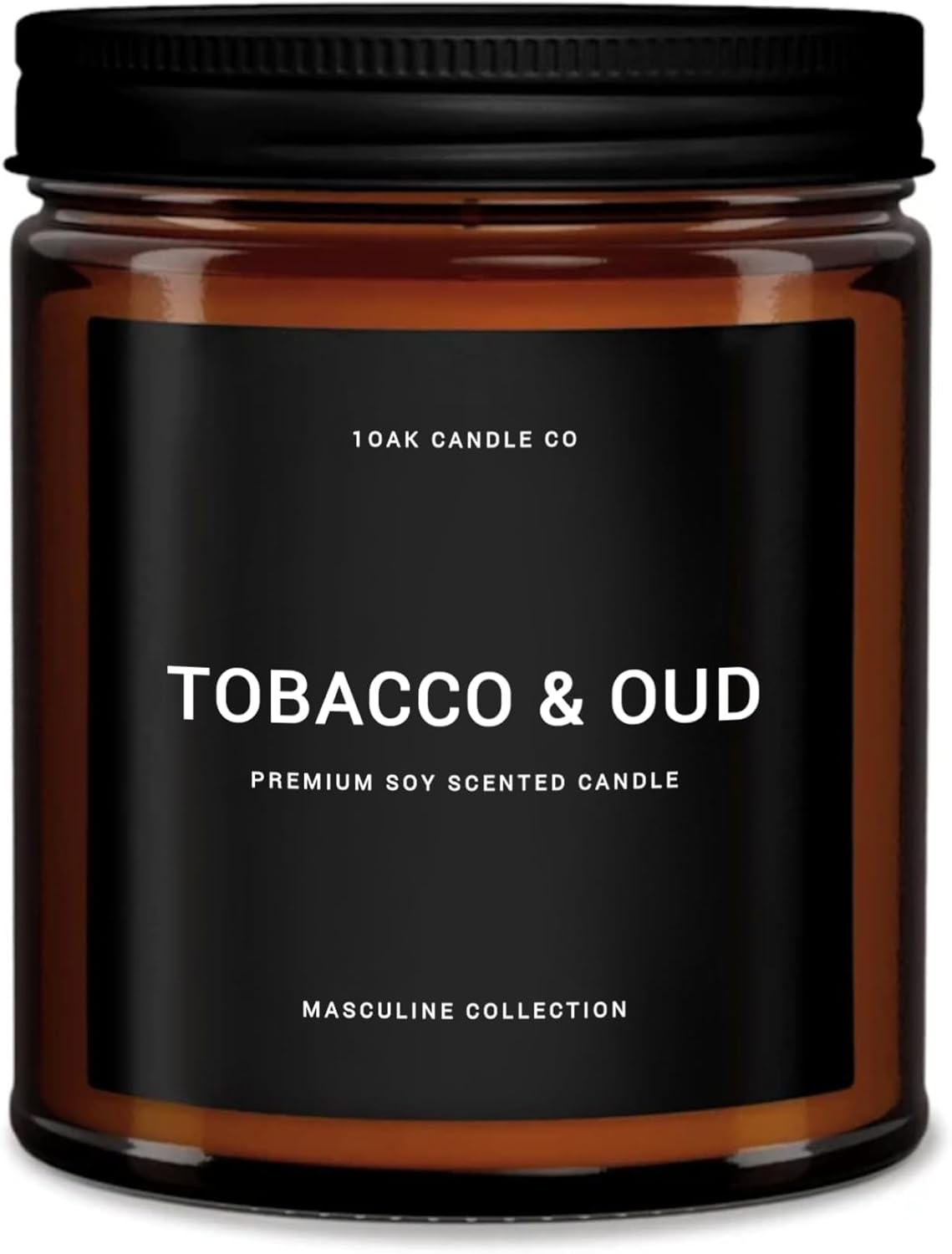 1OAK Tobacco Oud Scented Candle Jar 7oz 40hr Burn Time Soy Wax