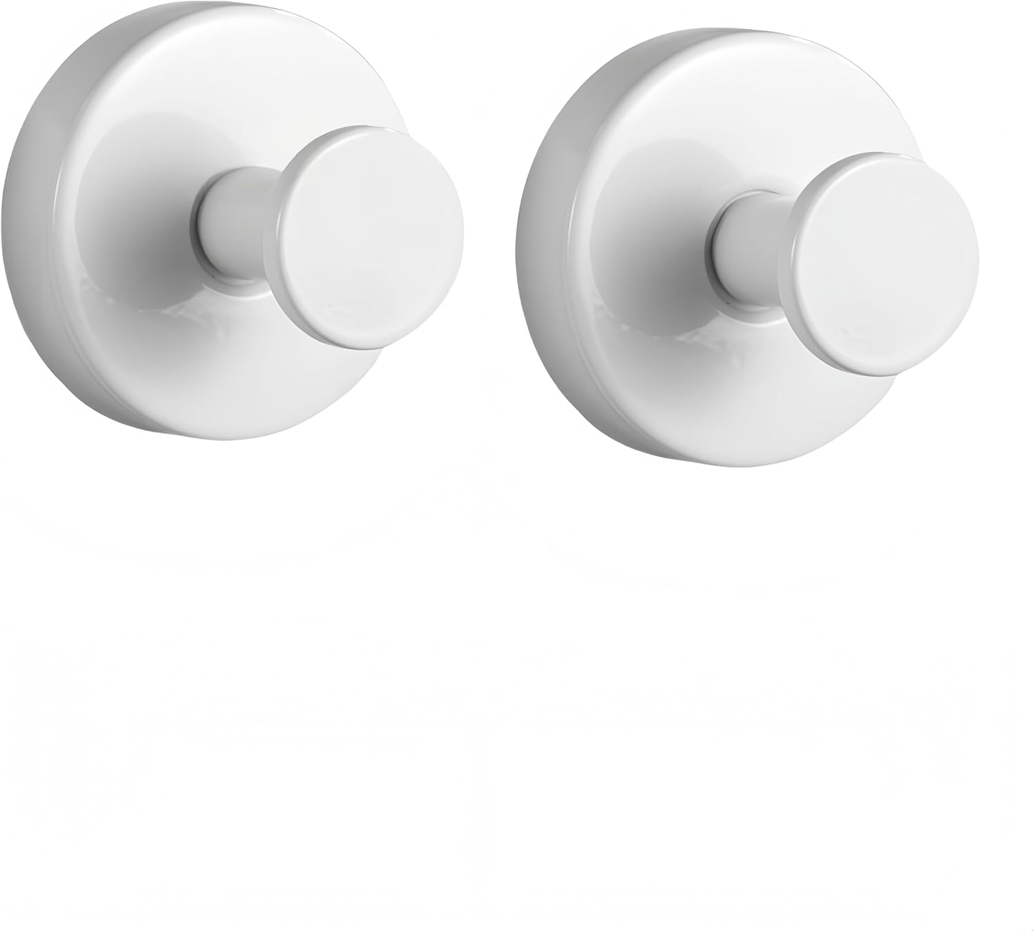 2 Pack Gold Wreath Hanger with 22LB Suction Cup Hooks for Decor