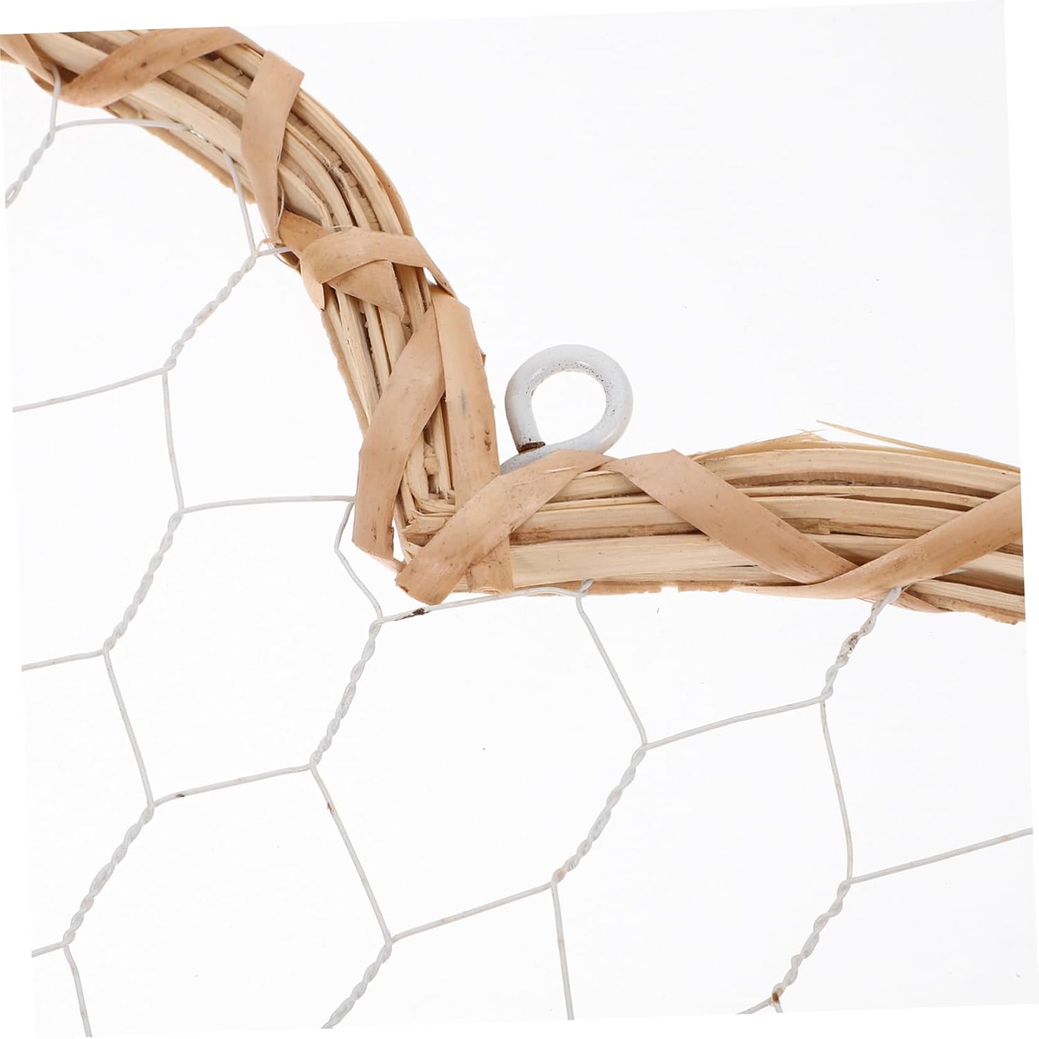 Rustic Heart Shaped Willow Wreath Wall Decor Frame