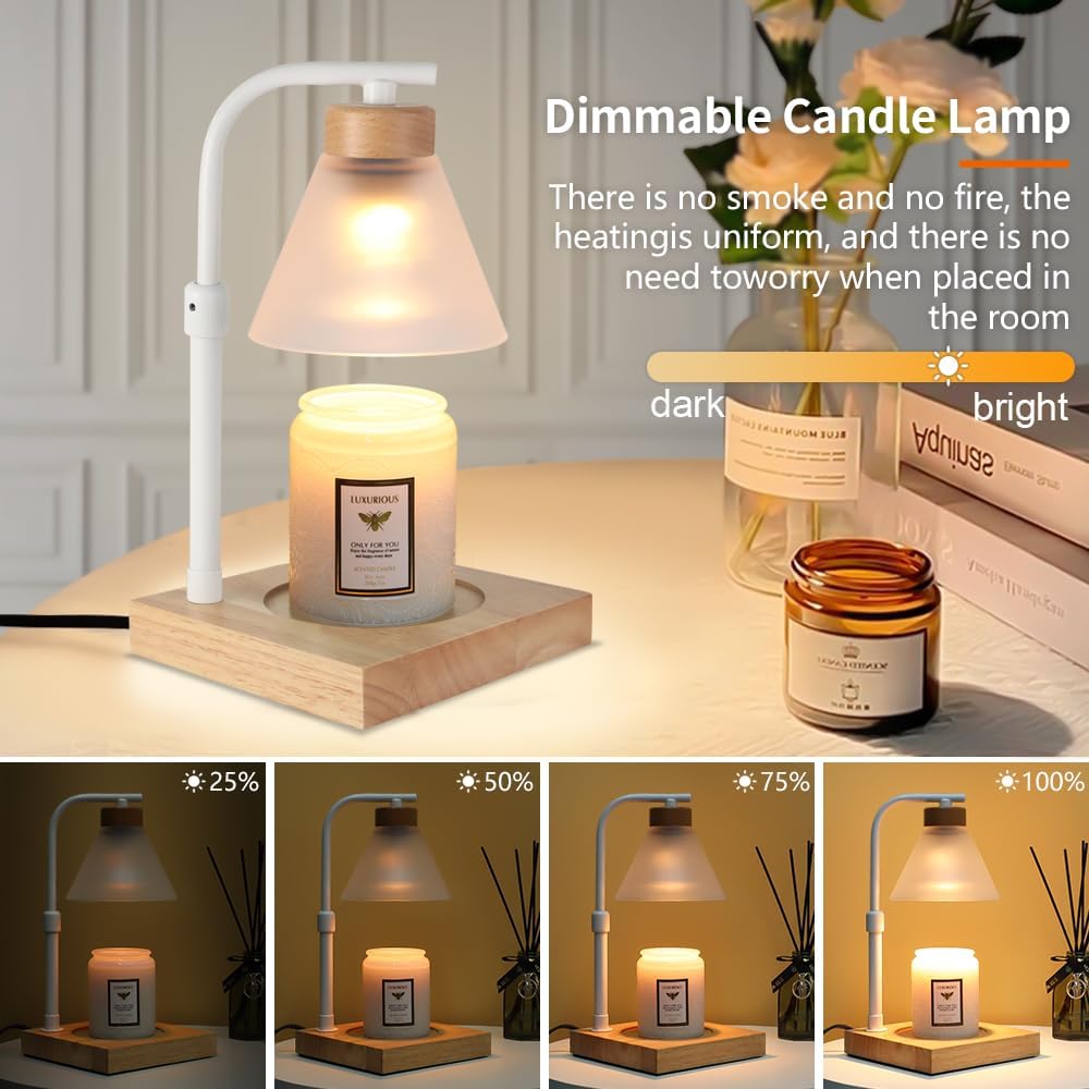 Dimmable Candle Warmer Lamp for Home Decor
