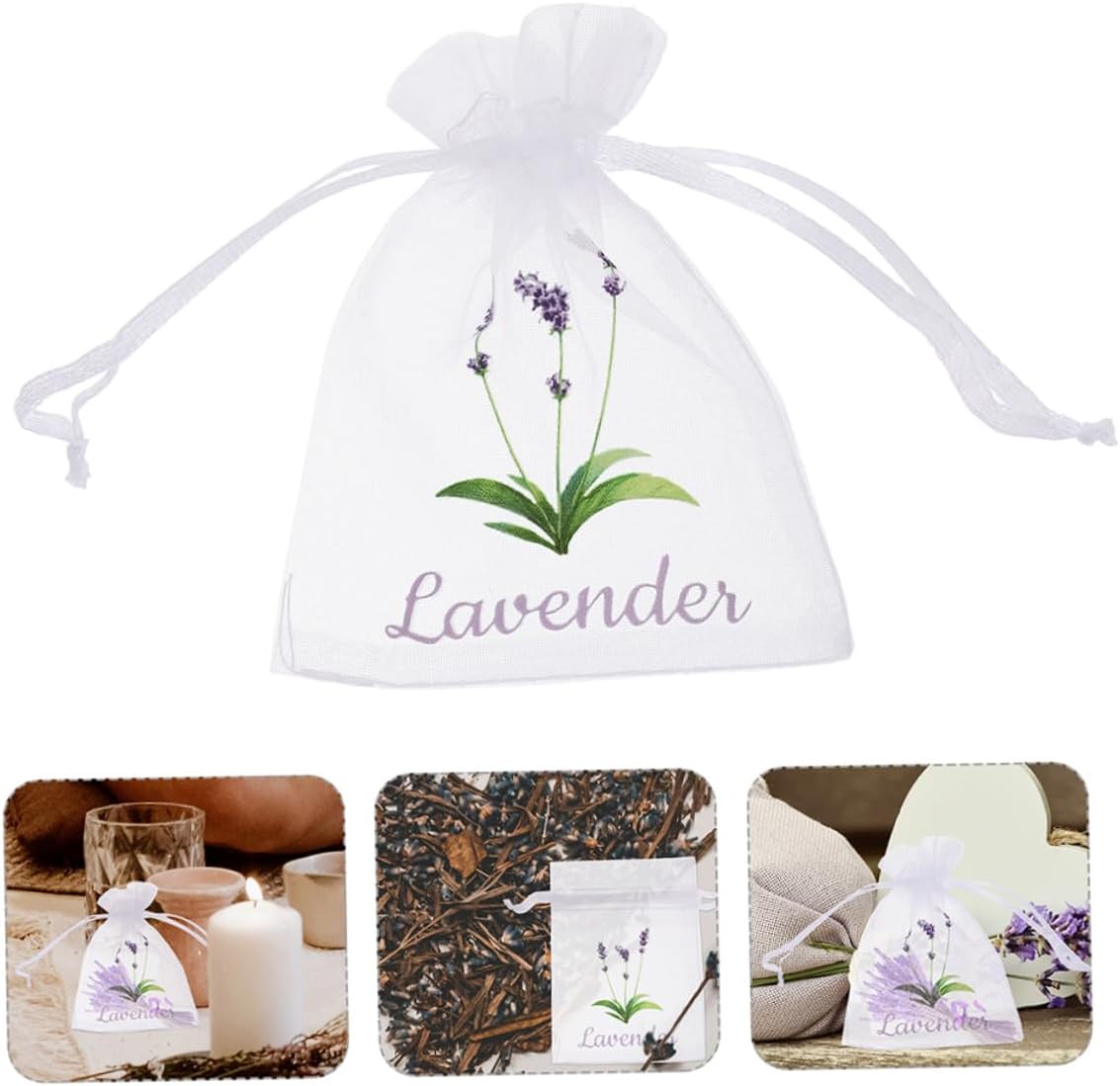 IMIKEYA 50pcs Lavender Sachet Pouches