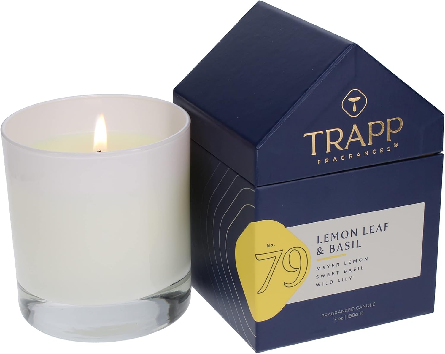 Trapp No 79 Lemon Leaf Basil 7 oz Jar Candle
