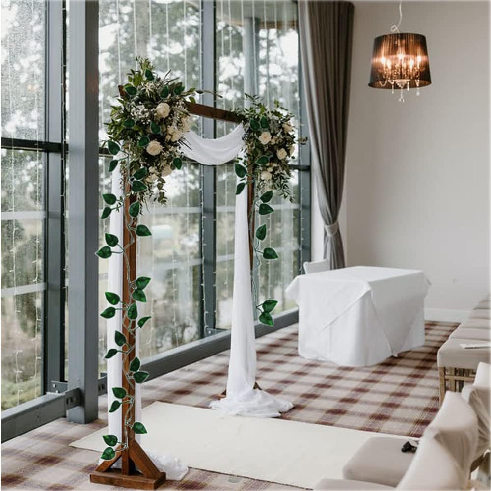 180 Feet 24 Pack Fake Greenery Hanging Garland Ivy Leaf Plants Vine Leaves Fake Flowers Foliage