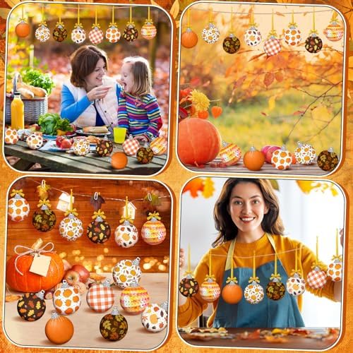 Blosssound 16 Pcs Autumn Tree Hanging Decorations