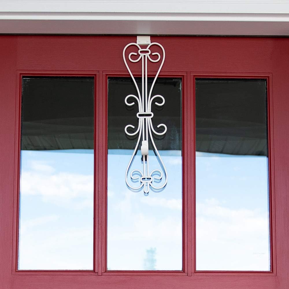 Front Door Wreath Hanger - Adjustable Hook Length