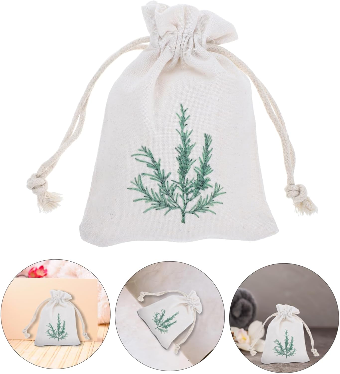 PRETYZOOM 10pcs Lavender Sachet Bags with Drawstring