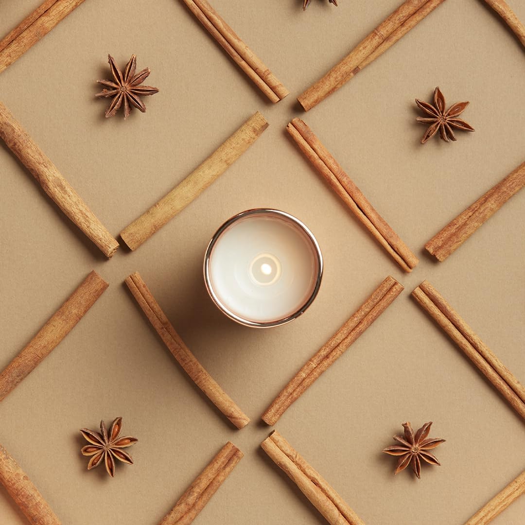 Thymes Simmered Cider Scented Candle - Rose Gold Jar 2 oz
