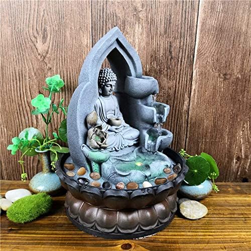 118 Inch Buddha Tabletop Fountain with LED Light