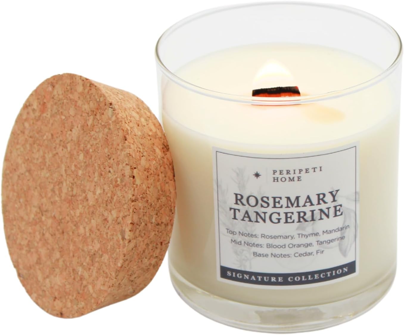 PERIPETI Home Rosemary Tangerine Scented Candle