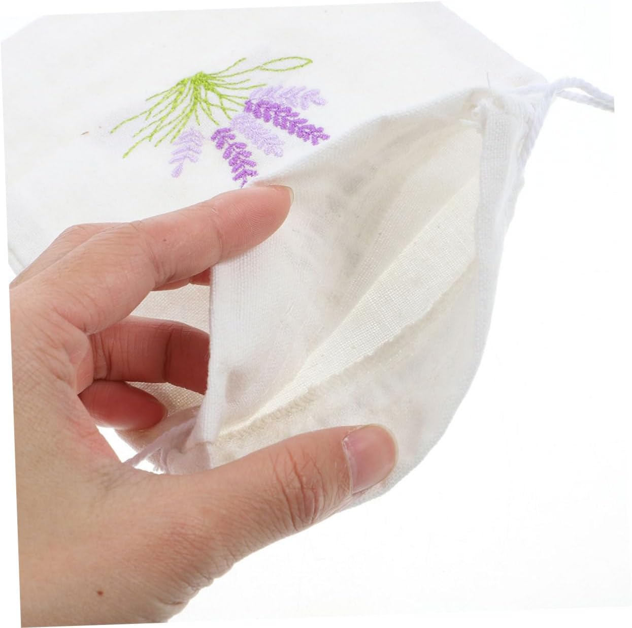 Drawstring Pouch Empty Sachet Bag for Lavender Fragrance and Holiday Favor 1