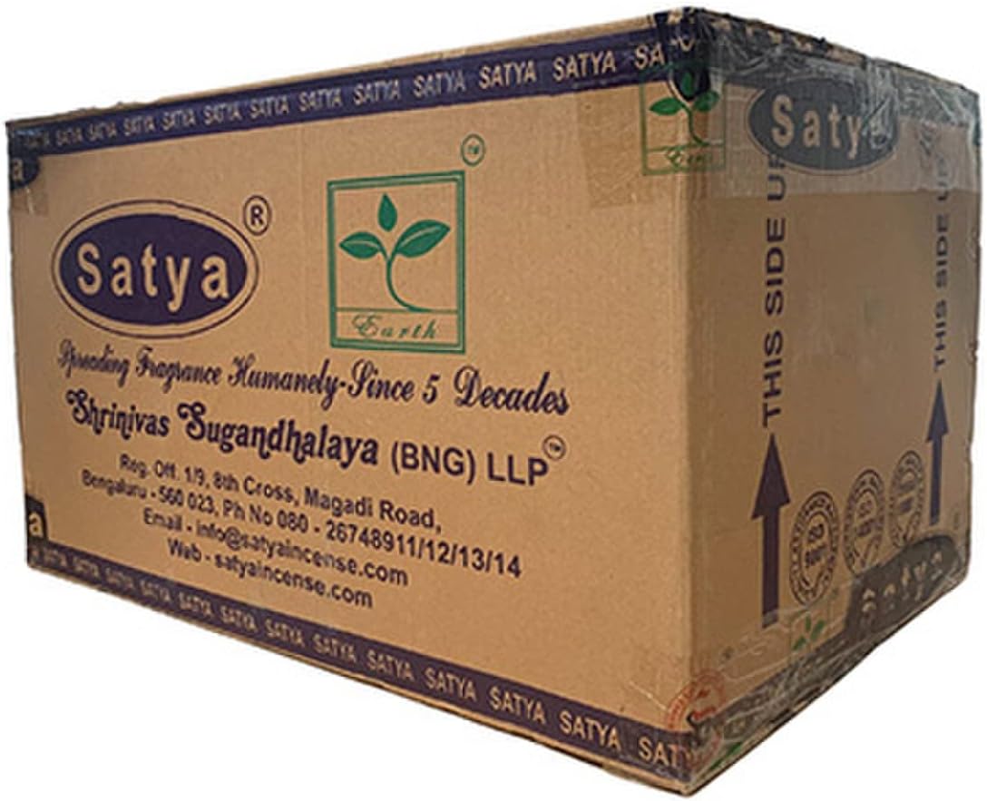 Satya Backflow Cones 6 Pack Sandalwood 24pc Box