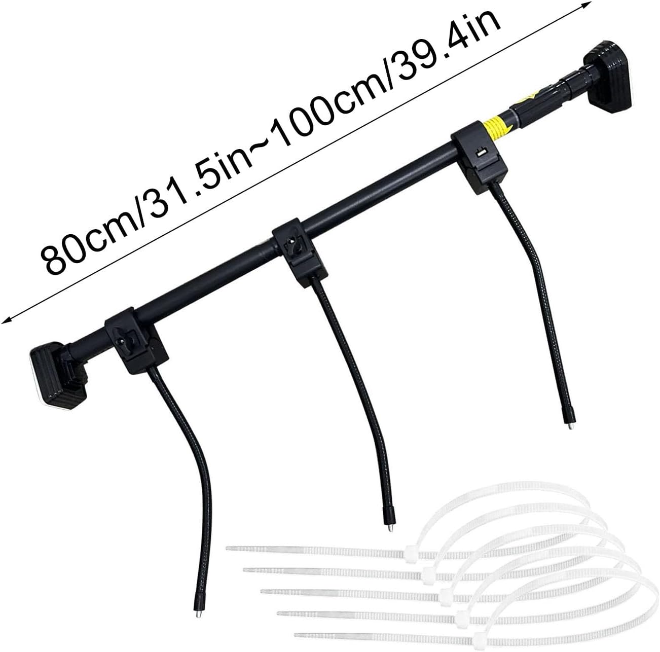 Adjustable Door Garland Hanger 32-88 Inch Metal Wreath Holder for Christmas and Halloween Decor