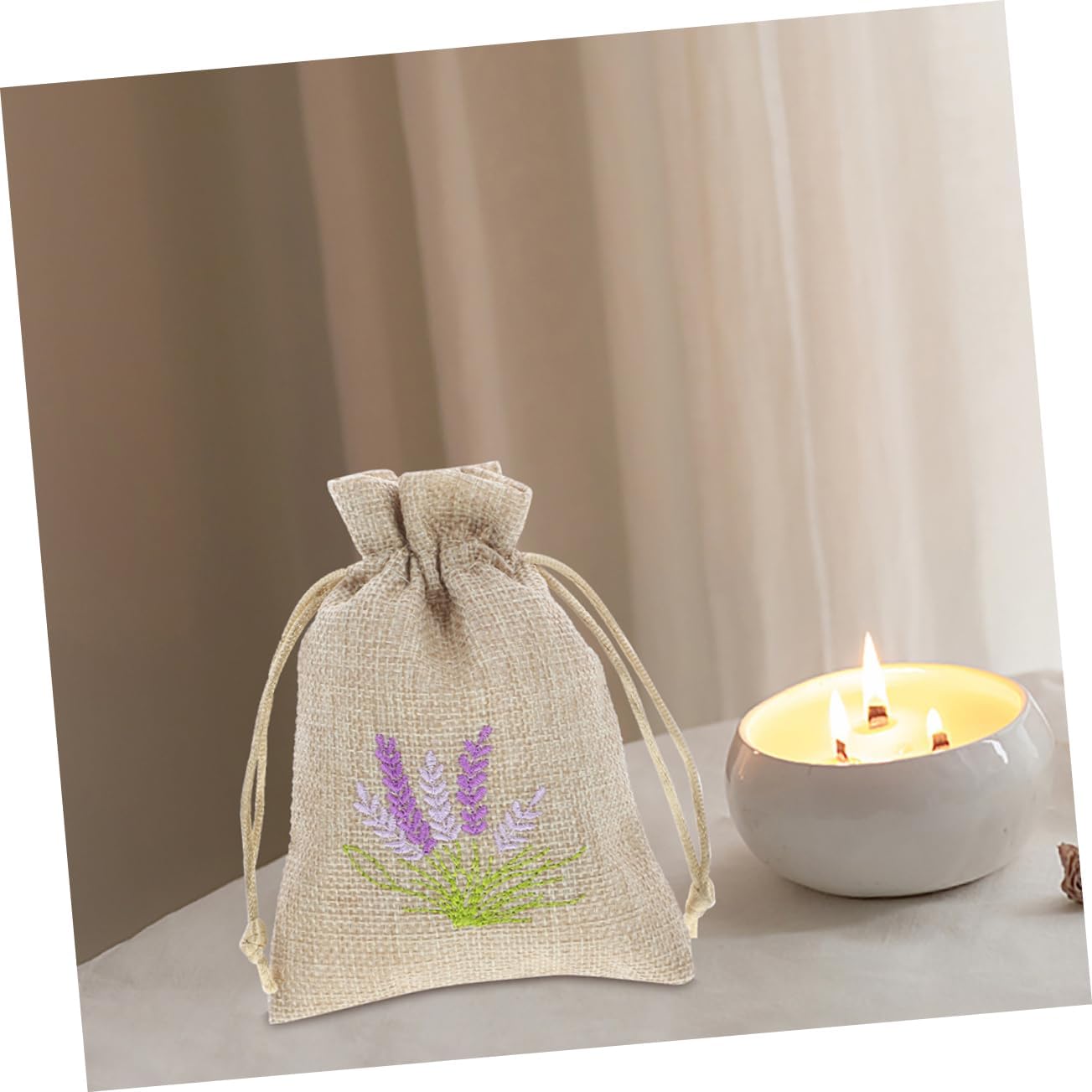 5pcs Empty Lavender Sachet Bags for Storage and Decor